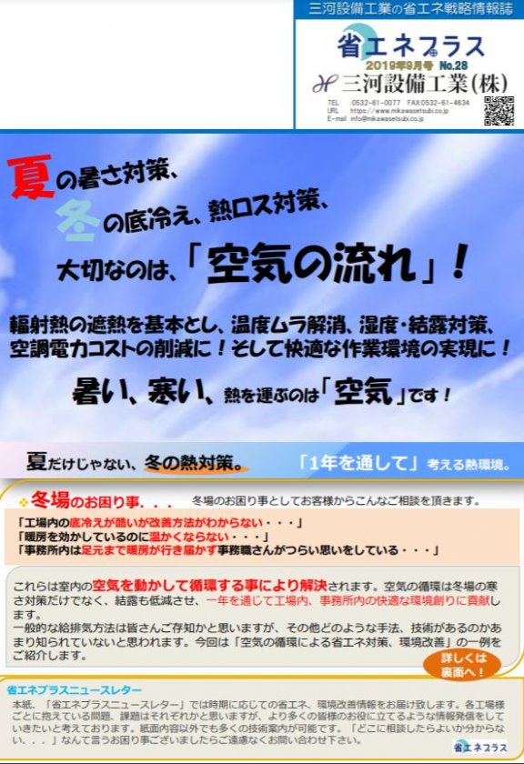 No.28　一年を通じた熱対策